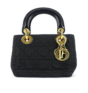 Lady Dior Cannage Quilt Nylon Medium Bag