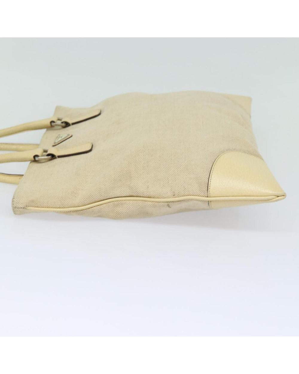 Beige Canvas Prada Galleria Bag