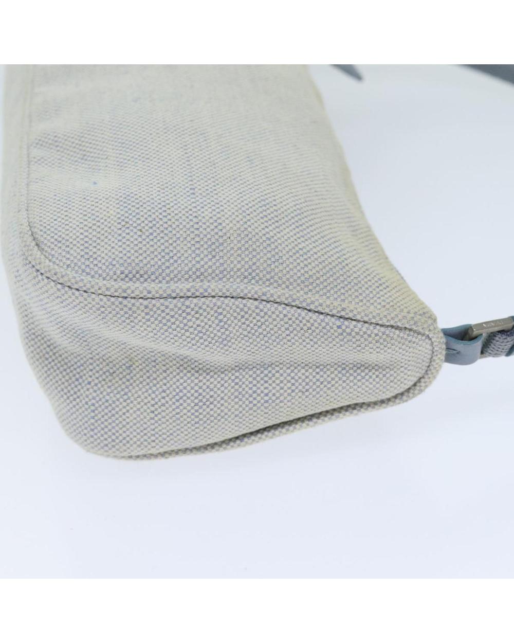 Beige Canvas Prada Handbag