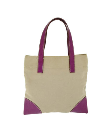 Beige Cotton Prada Tote