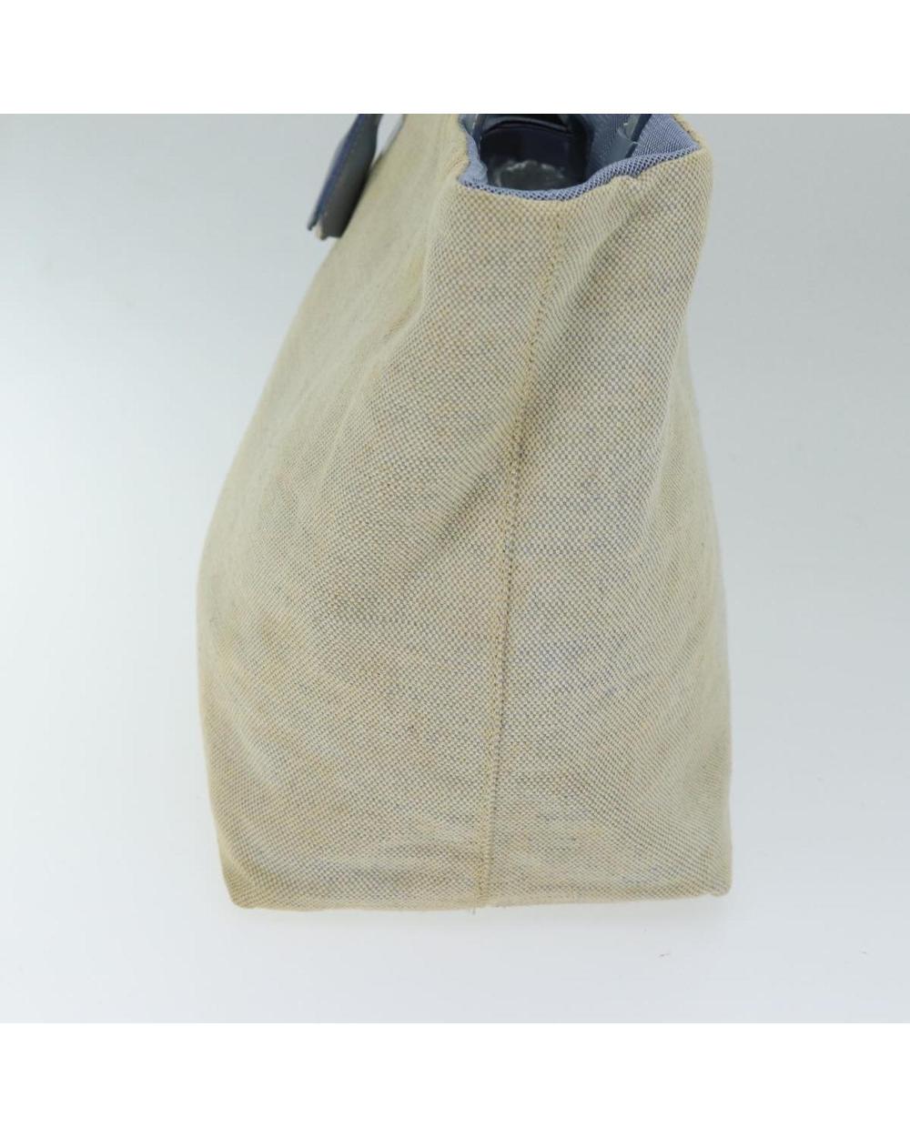 Beige Cotton Prada Tote
