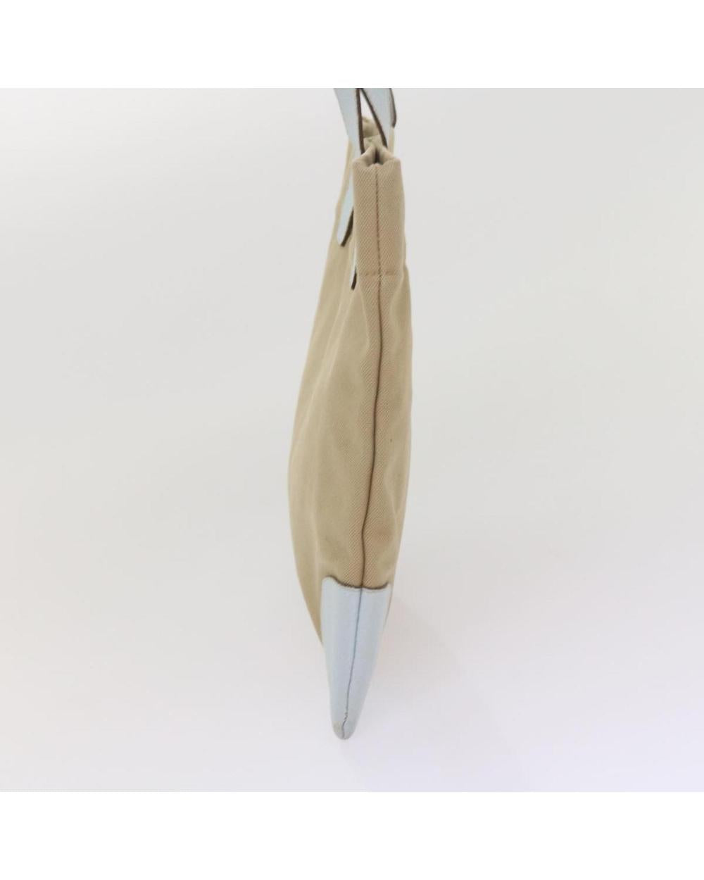 Beige Cotton Prada Tote