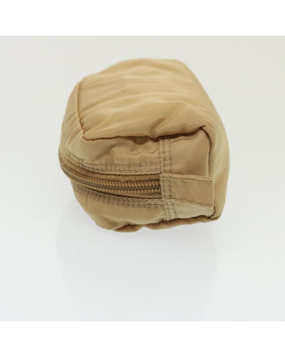 Beige Nylon Prada Pouch