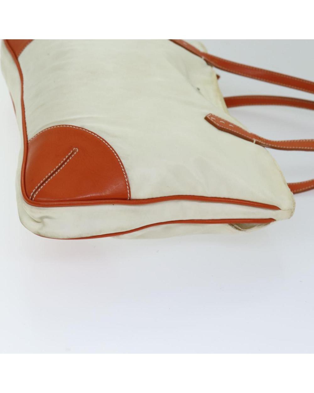 Beige Nylon Prada Tote