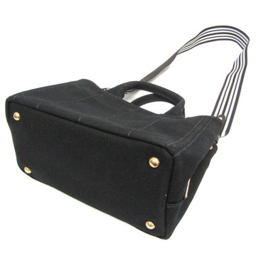 Black Canvas Prada Tote