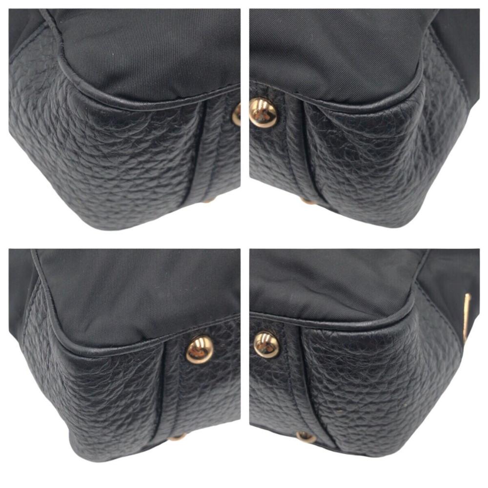 Black Canvas Prada Tote