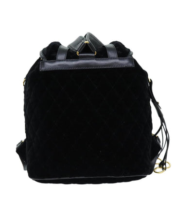 Black Fabric Prada Backpack