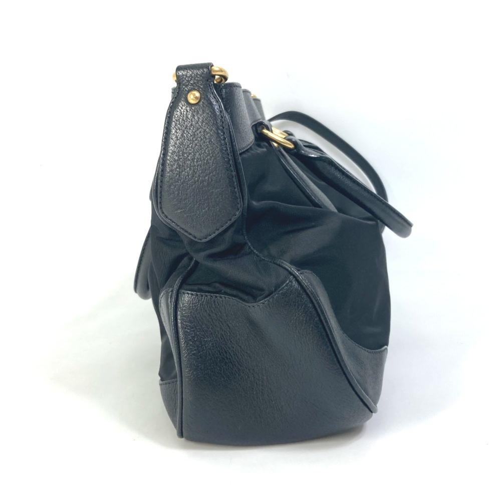 Black Fabric Prada Galleria Bag