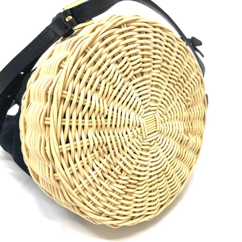 Black Fabric Prada Handbag
