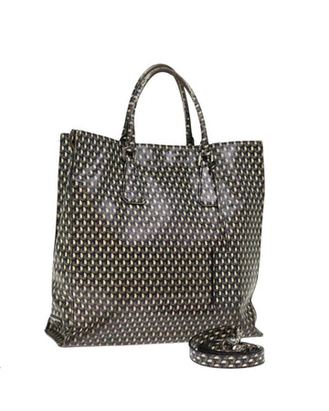 Black Leather Prada Tote