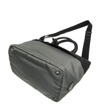 Black Leather Prada Handbag