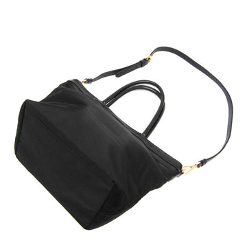Black Leather Prada Tote