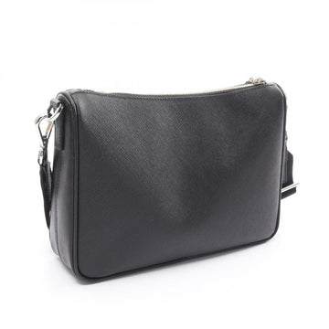 Black Leather Prada Crossbody Bag