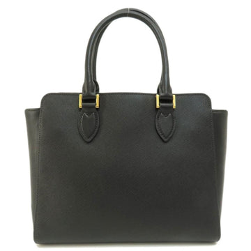 Black Leather Prada Tote