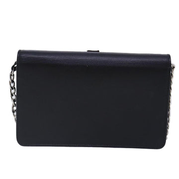 Black Leather Prada Crossbody Bag
