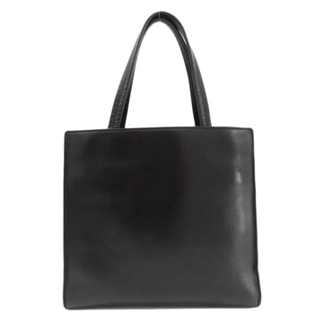 Black Leather Prada Handbag