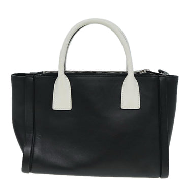 Black Leather Prada Tote