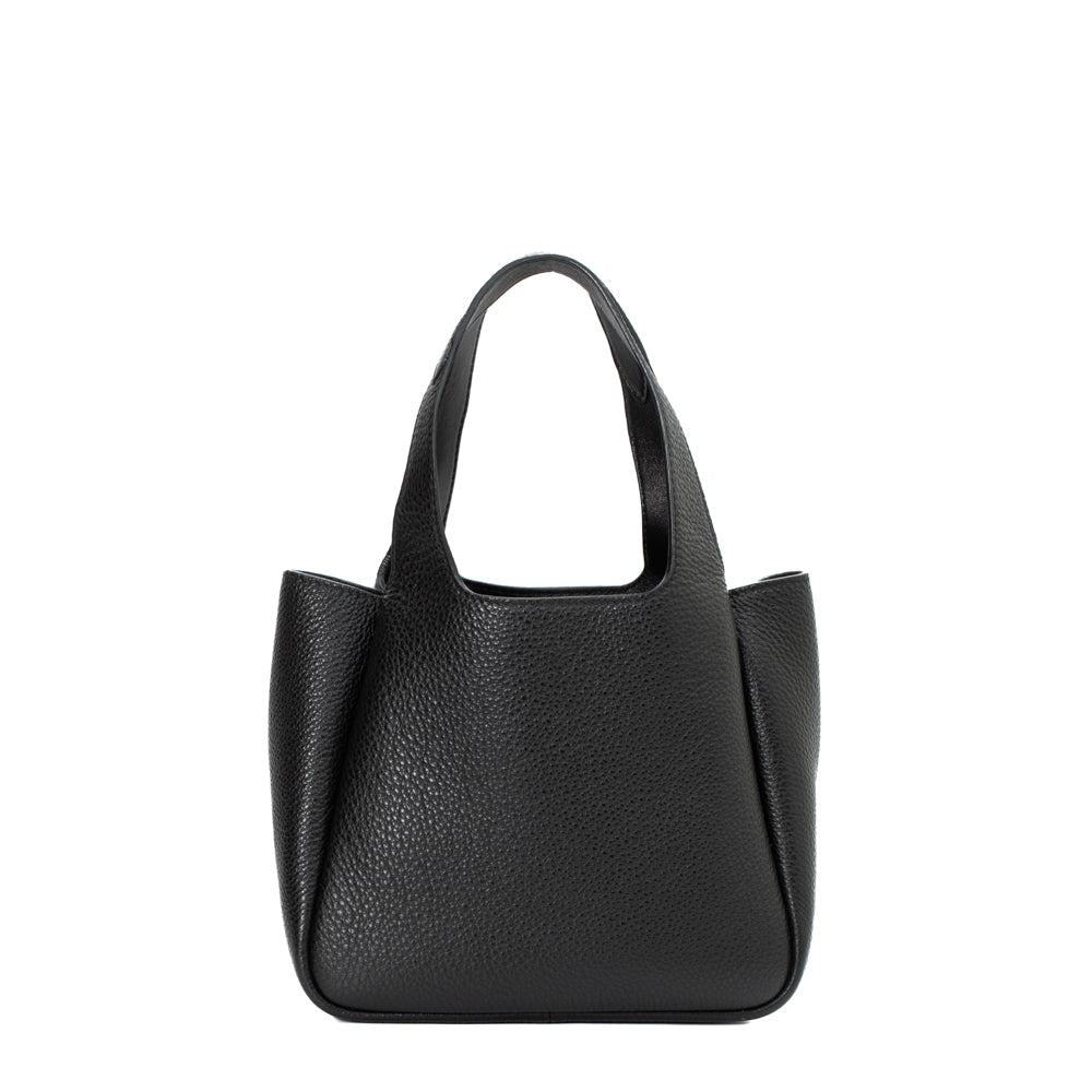 Black Leather Prada Handbag