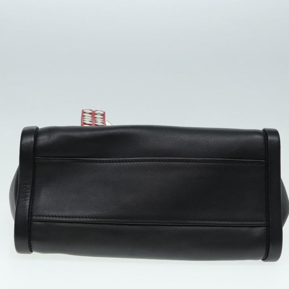 Black Leather Prada Tote