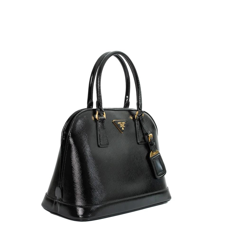 Black Leather Prada Galleria Bag