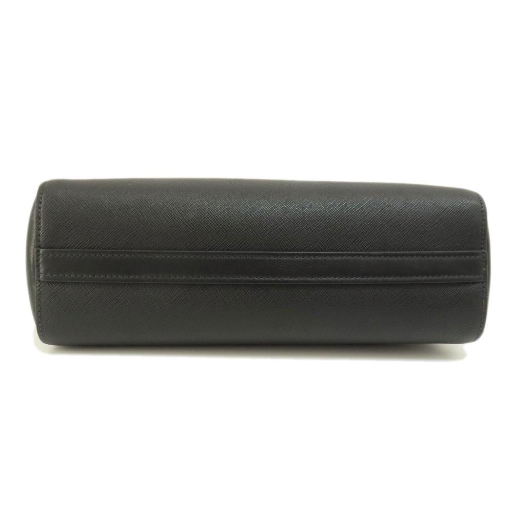 Black Leather Prada Tote