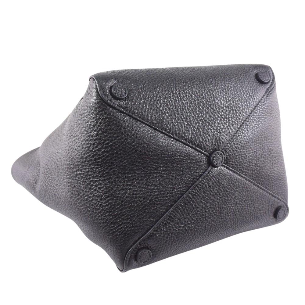 Black Leather Prada Tote