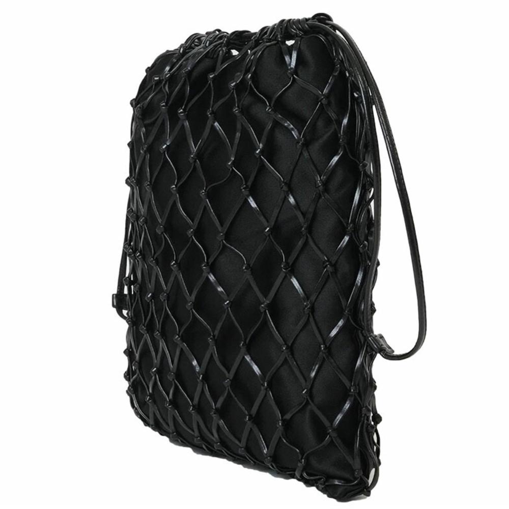 Black Leather Prada Shoulder Bag