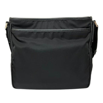 Black Linen Prada Shoulder Bag
