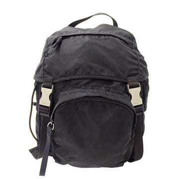 Black Nylon Prada Backpack