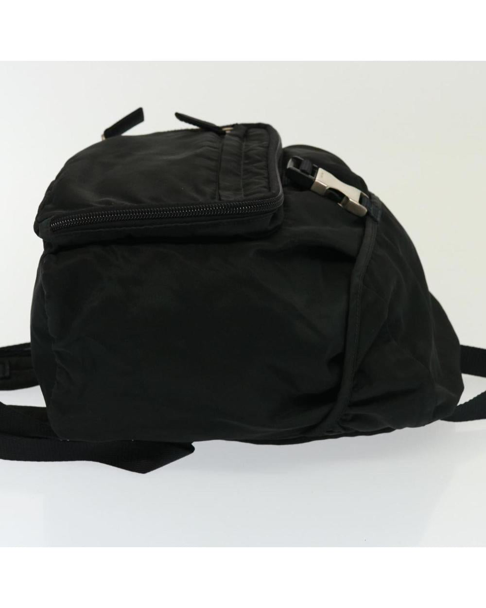 Black Nylon Prada Backpack
