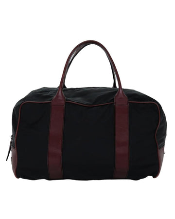 Black Nylon Prada Boston Bag