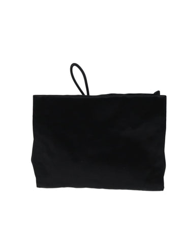 Black Satin Prada Pouch