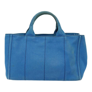 Blue Canvas Prada Canapa Tote