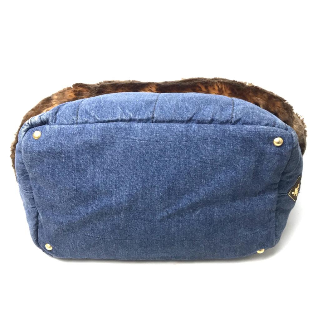 Blue Denim Prada Galleria Bag