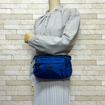 Blue Nylon Prada Belt Bags