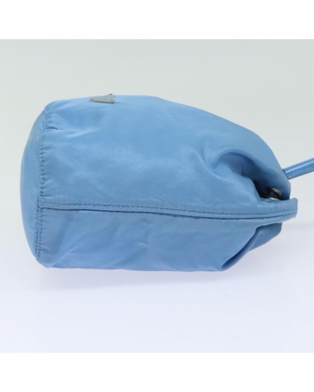 Blue Nylon Prada Pouch