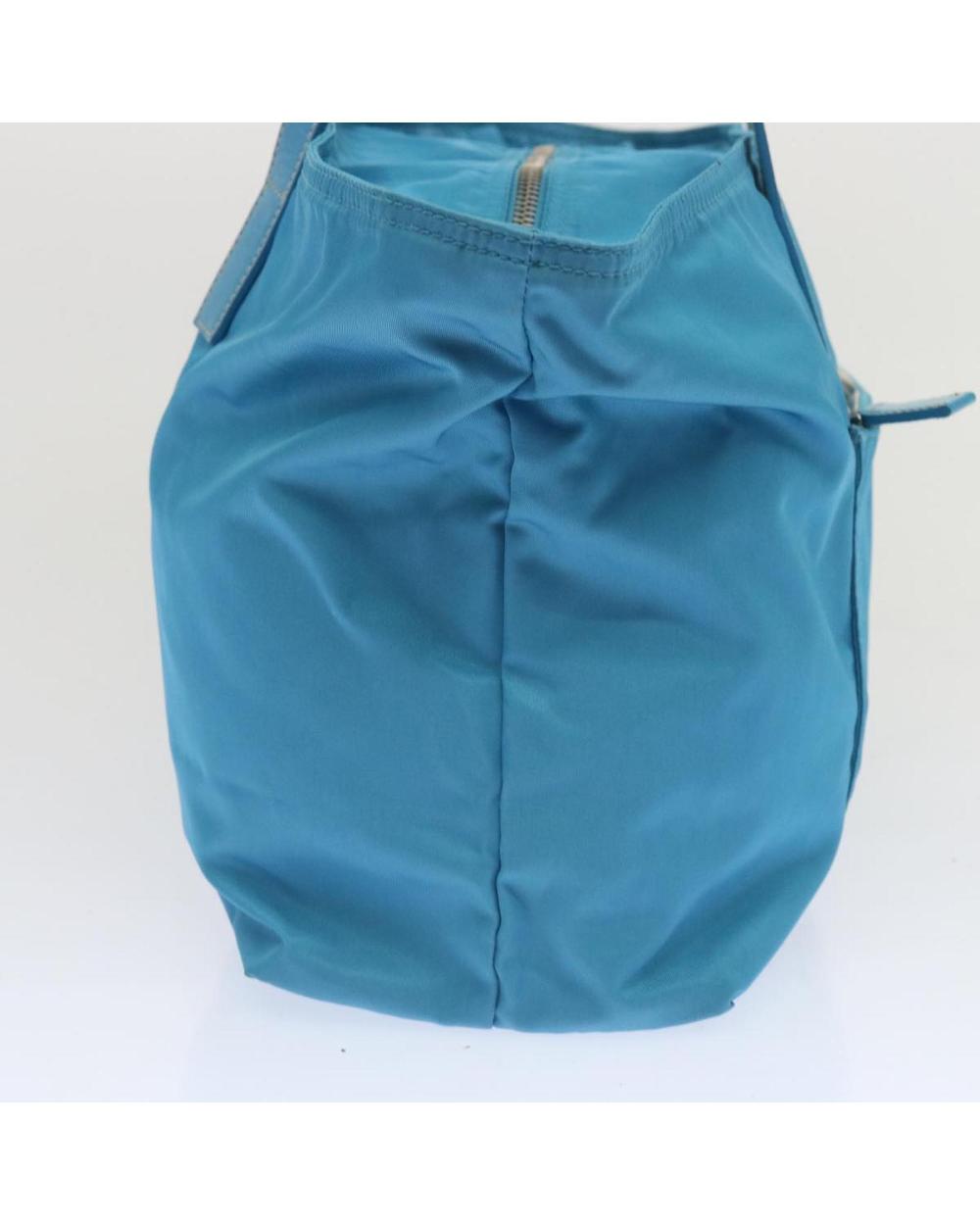 Blue Nylon Prada Shoulder Bag