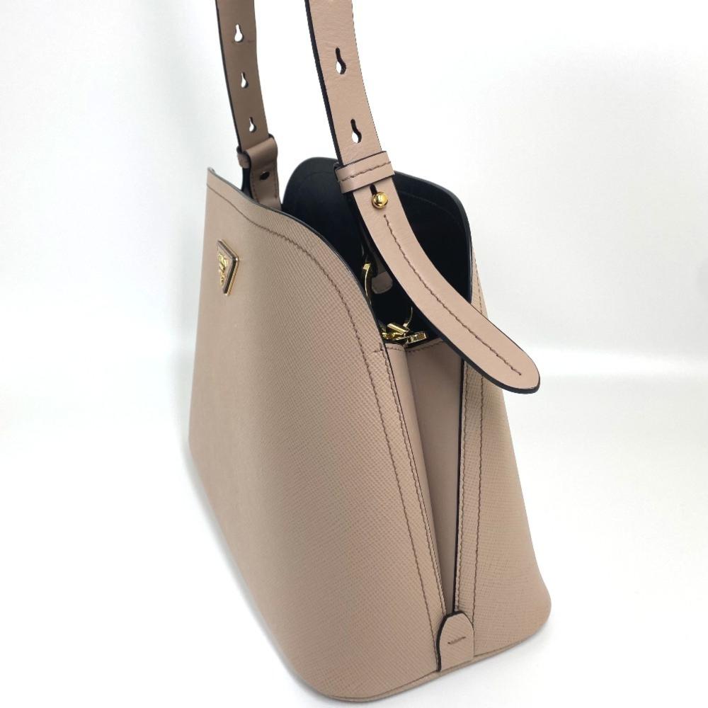 Pink Leather Prada Galleria Bag