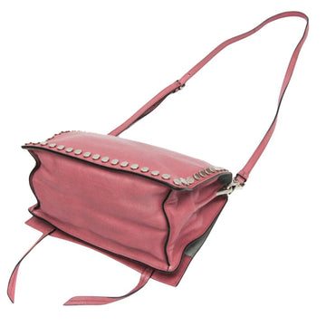 Pink Leather Prada Shoulder Bag