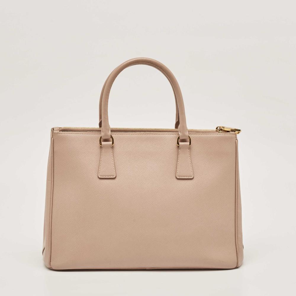 Pink Leather Prada Tote