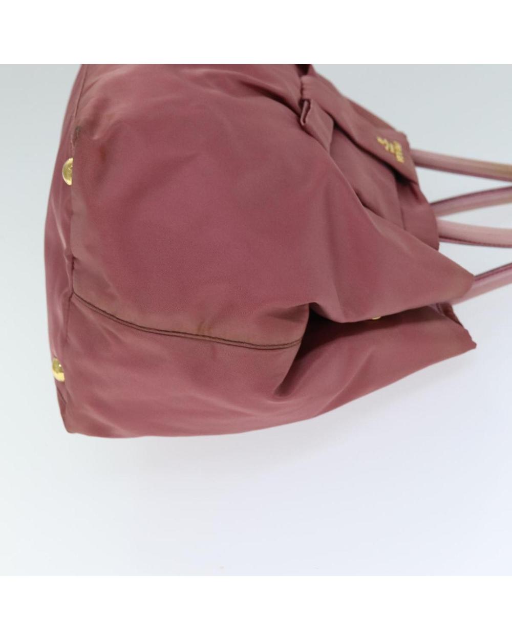 Pink Nylon Prada Handbag