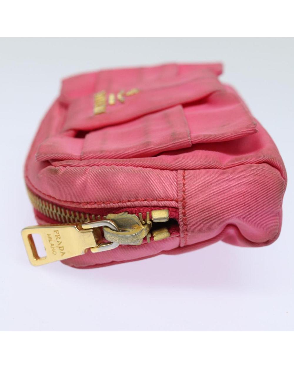 Pink Nylon Prada Pouch