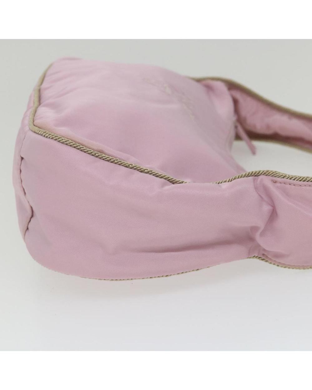 Pink Nylon Prada Shoulder Bag