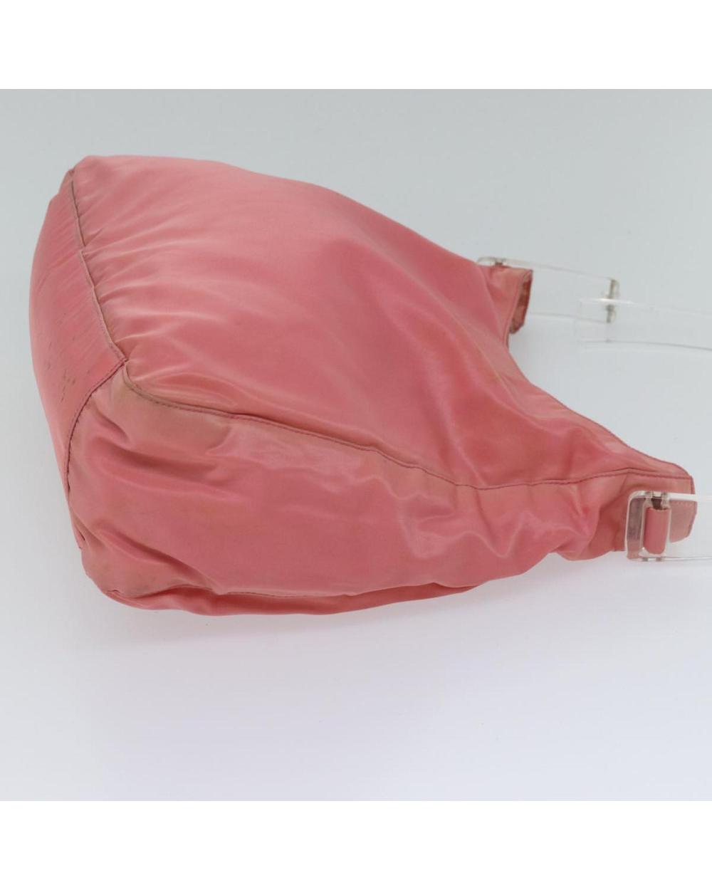 Pink Nylon Prada Shoulder Bag