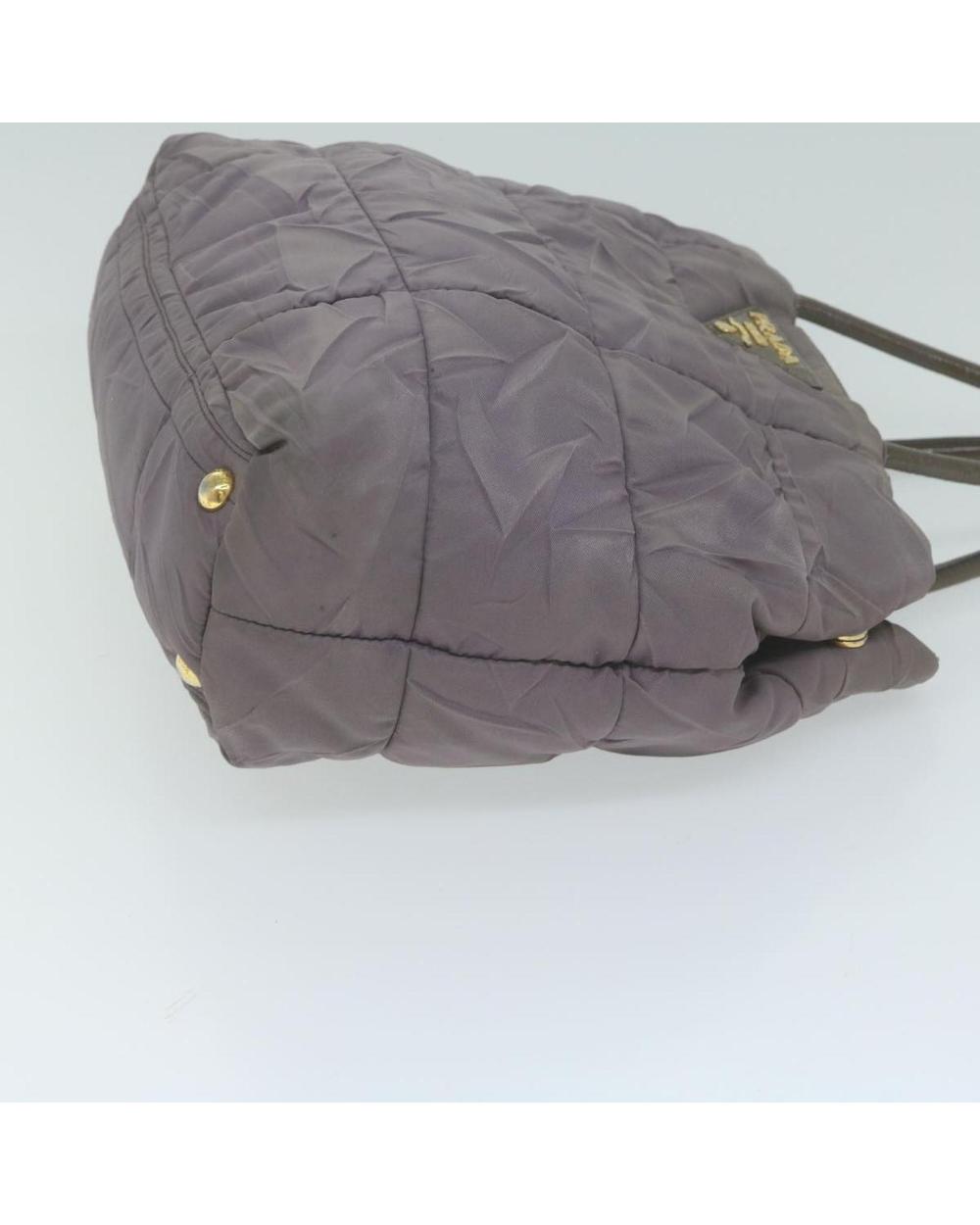 Purple Nylon Prada Handbag