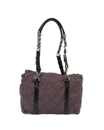 Purple Nylon Prada Shoulder Bag