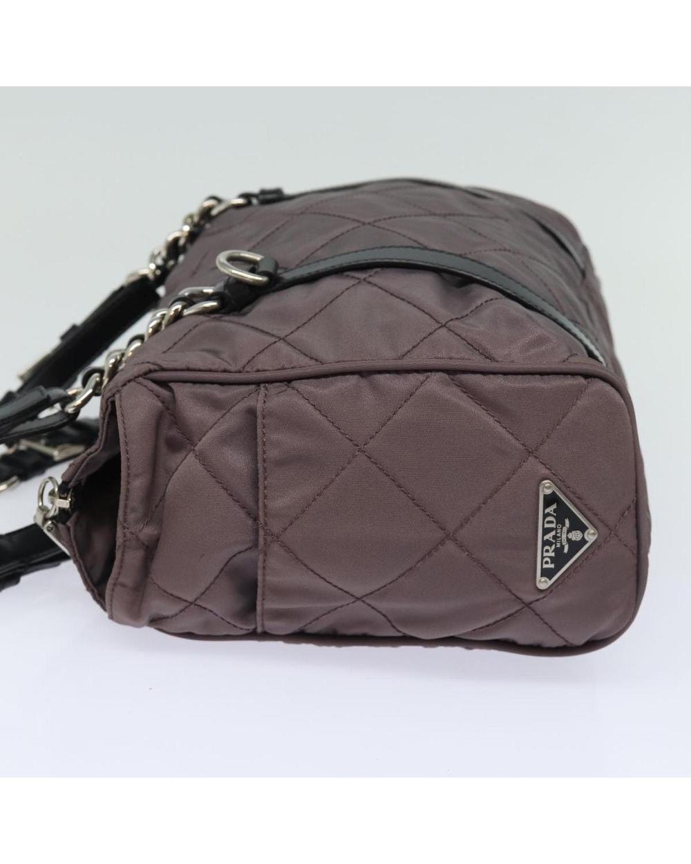 Purple Nylon Prada Shoulder Bag