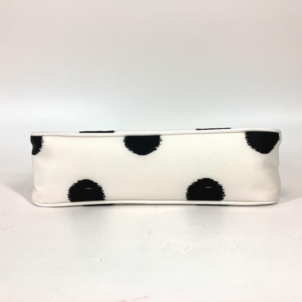 White Fabric Prada Galleria Bag
