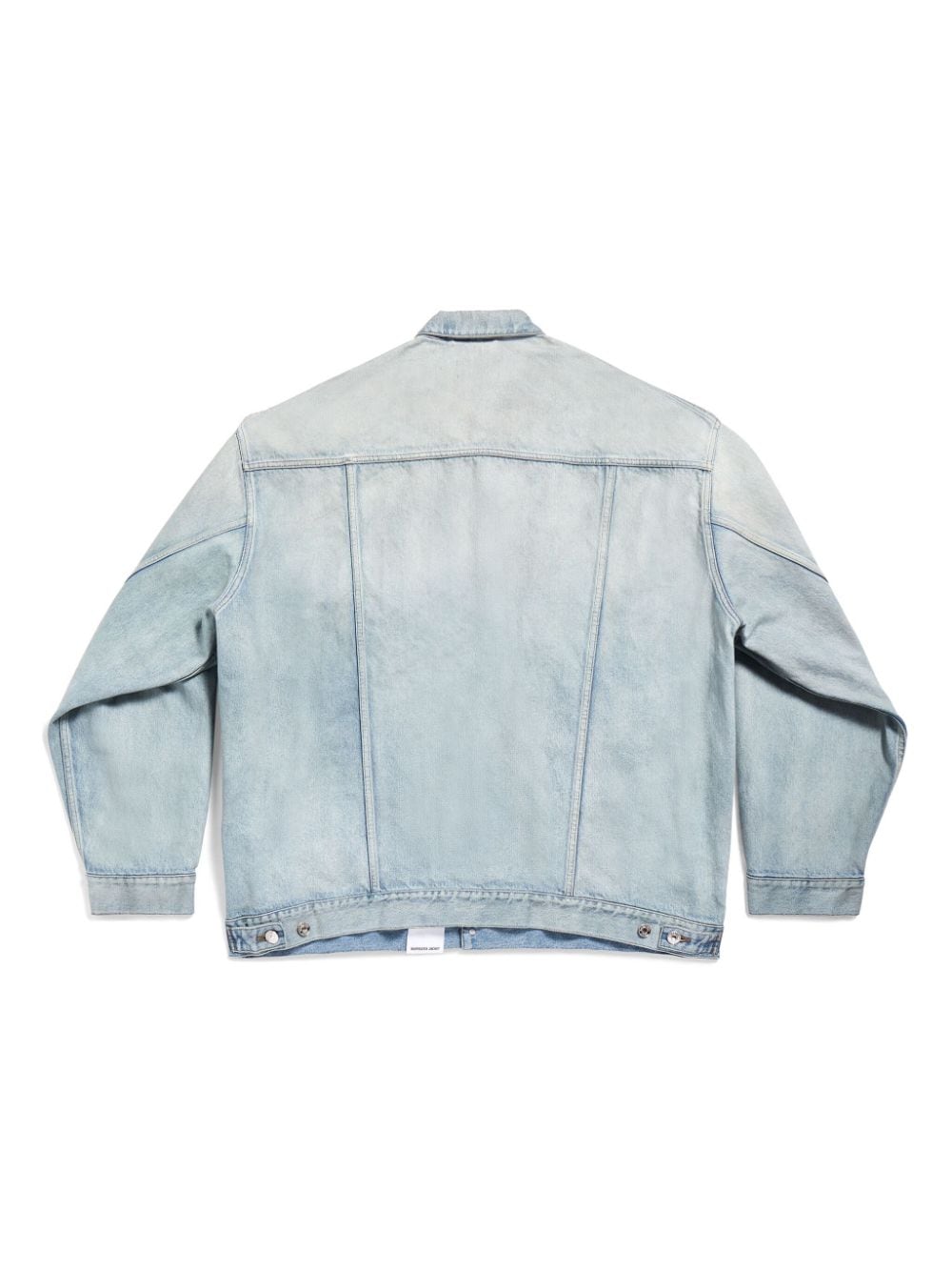 Balenciaga Men Sticker Dneim Jacket