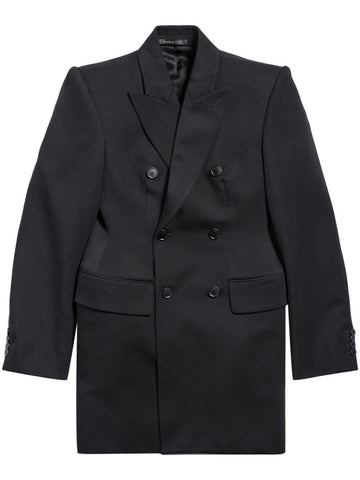 Balenciaga Women Wool Double-Breasted Jacket